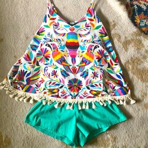 Judith March Tassel Romper